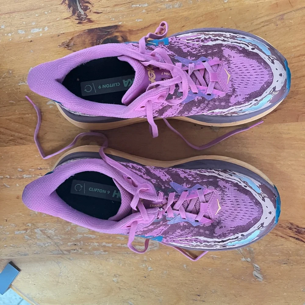 Hoka Women's Stinson Pink Running Shoes - Picture 1 of 5